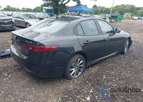 2022 Alfa Romeo Giulia Ti Awd из США, поврежденный, VIN ZARFANBN6N7655152